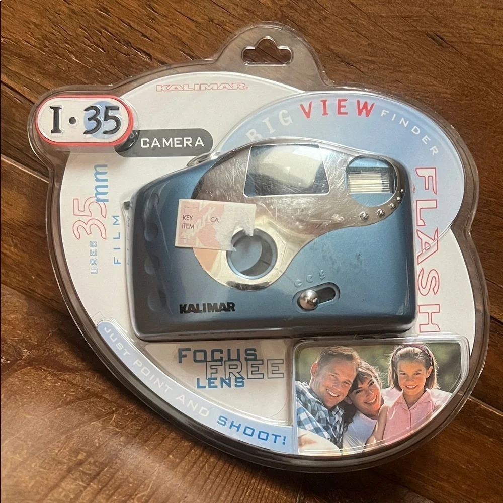 I-35 Blue 35mm Film Camera